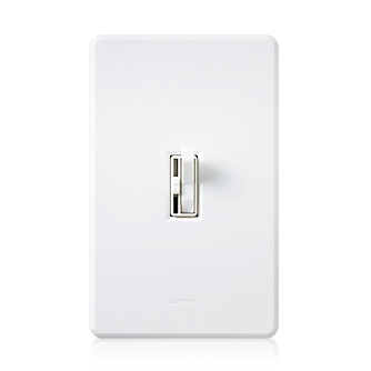 Lutron Ariadni 1000W 3-Way Dimmer With Nightlight White (AY-103PNL-WH)