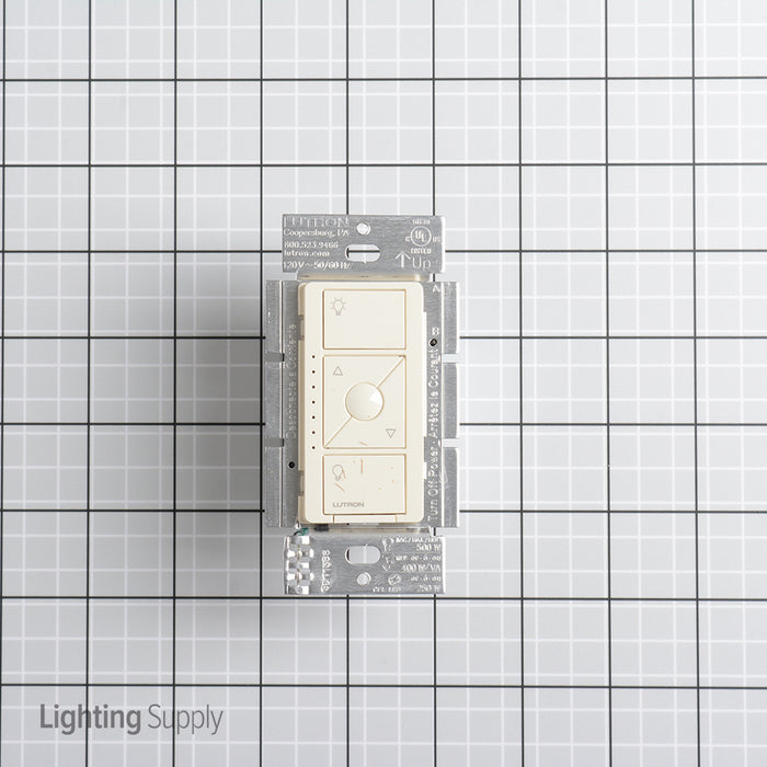 Lutron Caseta 500W Dimmer Electronic Low Voltage Multi Location With Neutral Light Almond (PD-5NE-LA)