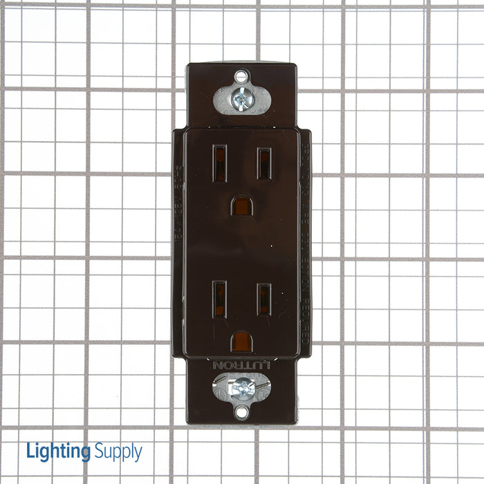 Lutron Claro 15A Receptacle Brown (CAR-15-BR)