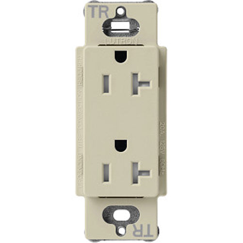 Lutron Claro Designer Tamper-Resistant Receptacle 15A 125V Satin Finish Clay (SCRS-15-TR-CY)