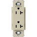 Lutron Claro Designer Tamper-Resistant Receptacle 20A 125V Satin Finish Clay (SCR-20-CY)