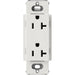 Lutron Claro Designer Tamper-Resistant Receptacle 20A 125V Satin Finish Lunar Gray (SCR-20-LG)