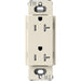 Lutron Claro Designer Tamper-Resistant Receptacle 20A 125V Satin Finish Pumice (SCRS-20-TR-PM)