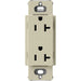 Lutron Claro Designer Tamper-Resistant Receptacle 20A 125V Satin Finish Sage (SCR-20-SA)