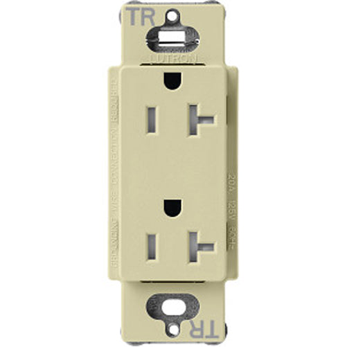 Lutron Claro Designer Tamper-Resistant Receptacle 20A 125V Satin Finish Sage (SCRS-20-TR-SA)