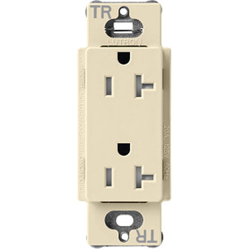 Lutron Claro Designer Tamper-Resistant Receptacle 20A 125V Satin Finish Sand (SCRS-20-TR-SD)