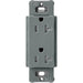 Lutron Claro Designer Tamper-Resistant Receptacle 20A 125V Satin Finish Slate (SCRS-20-TR-SL)