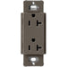 Lutron Claro Designer Tamper-Resistant Receptacle 20A 125V Satin Finish Truffle (SCR-20-TF)