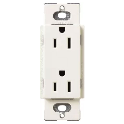 Lutron Claro Satin Finish Tamper-Resistant Receptacle 15A 125V Clay (SCR-15-CY)