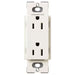 Lutron Claro Satin Finish Tamper-Resistant Receptacle 15A 125V Truffle (SCR-15-TF)