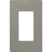 Lutron Claro Screwless Satin Finish Wall Plate 1-Gang 2.94 Inch Wide X 4.69 Inch High Cobblestone (SC-1-CS)