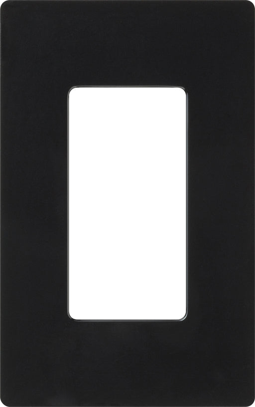 Lutron Claro Wall Plate 1-Gang Black (CW-1-BL)