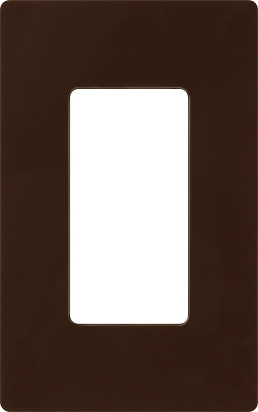 Lutron Claro Wall Plate 1-Gang Brown (CW-1-BR)