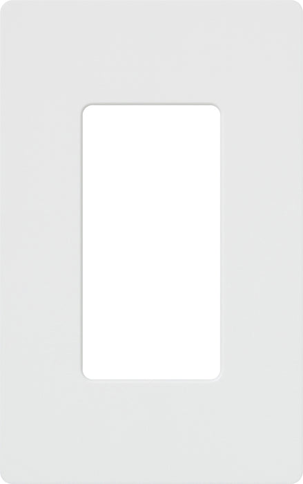Lutron Claro Wall Plate 1-Gang White (CW-1-WH)