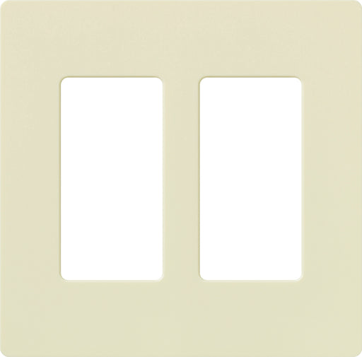 Lutron Claro Wall Plate 2-Gang Almond (CW-2-AL)