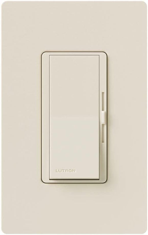Lutron Diva 1.5A 3-Way Light Almond Clamshell With Faceplate (DVWFSQ-FH-LA)