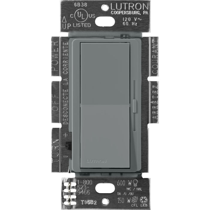 Lutron Diva 300W Electronic Low-Voltage Dimmer Single-Pole 120V Slate (DVSCELV-300P-SL)