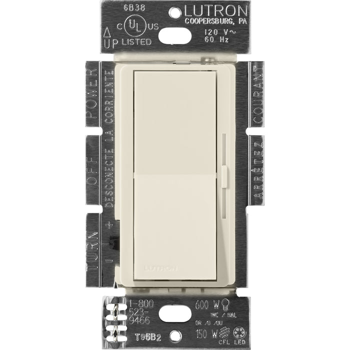 Lutron Diva Controls For 0-10V LED Drivers And Fluorescent Ballasts 120-277V Single-Pole/3-Way 8A Pumice (DVSCSTV-PM)