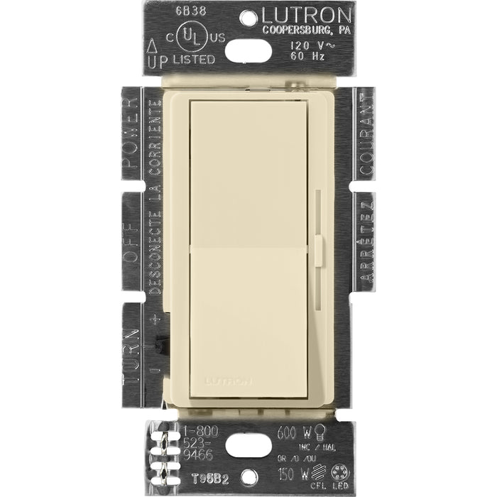 Lutron Diva Controls For 0-10V LED Drivers And Fluorescent Ballasts 120-277V Single-Pole/3-Way 8A Sand (DVSCSTV-SD)