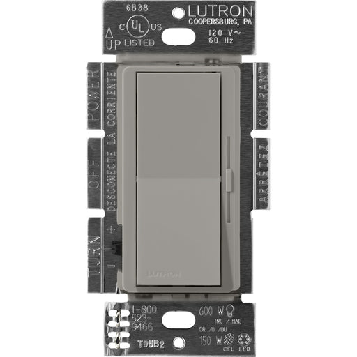 Lutron Diva Controls For 0-10V LED Drivers And Fluorescent Ballasts 120-277V Single-Pole/3-Way Cobblestone (DVSCSTV-CS)