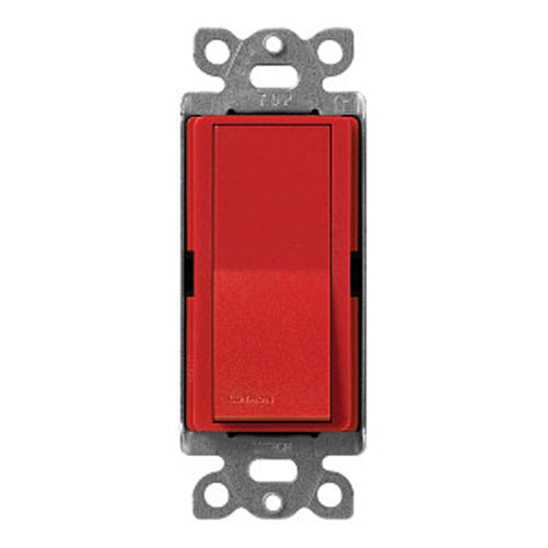 Lutron SC-4PS-SR Diva Style Finish 15A 4-Way Switch Signal Red ...