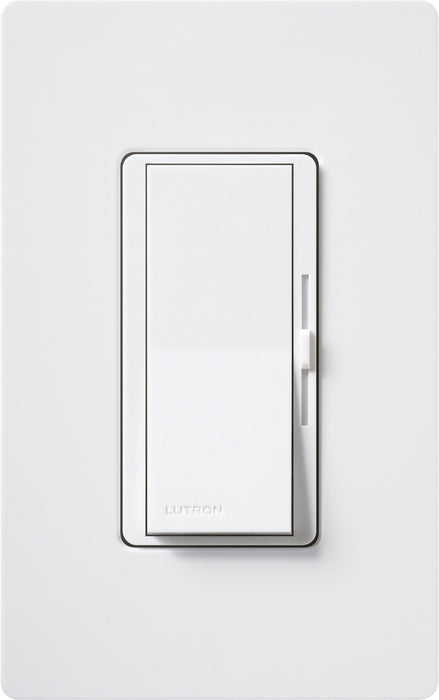 Lutron Diva 1000W Single-Pole White Clamshell (DV-10PH-WH)