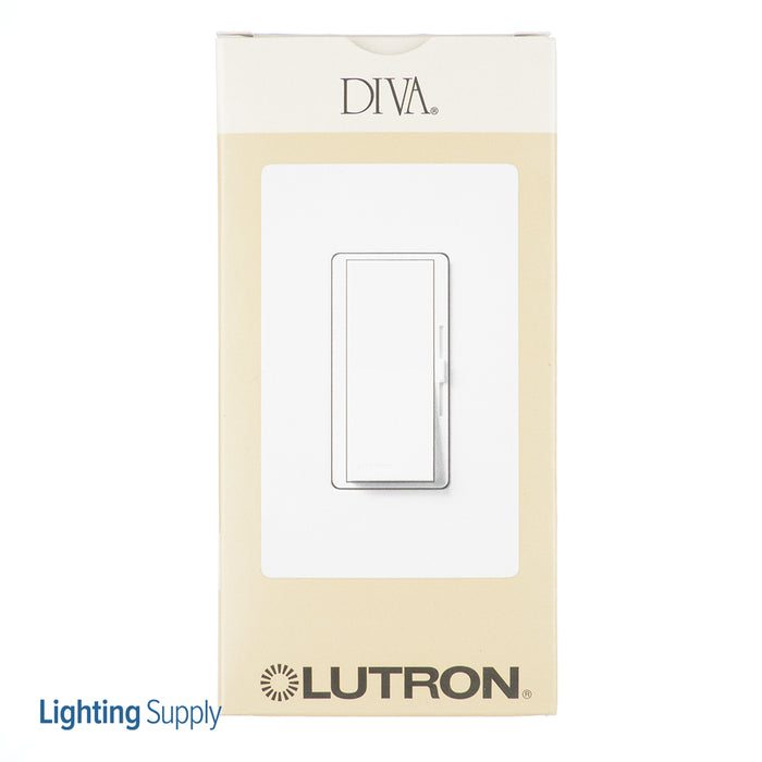 Lutron Diva 1.5A Fan 3-Way 3-Speed White (DVFSQ-F-WH)