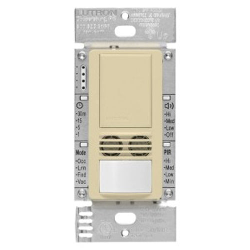 Lutron Maestro DV 6A Occupancy Sensor Single-Pole Dual-Technology Ivory (MS-A102-IV)