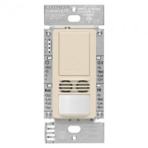 Lutron Maestro DV 6A Occupancy Sensor Single-Pole Dual-Technology Light Almond (MS-A102-LA)