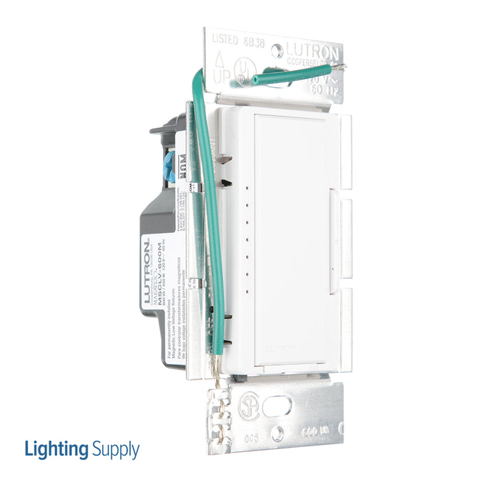 Lutron Maestro 450W Magnetic Low Voltage Multi-Location Dimmer Snow (MSCLV-600M-SW)