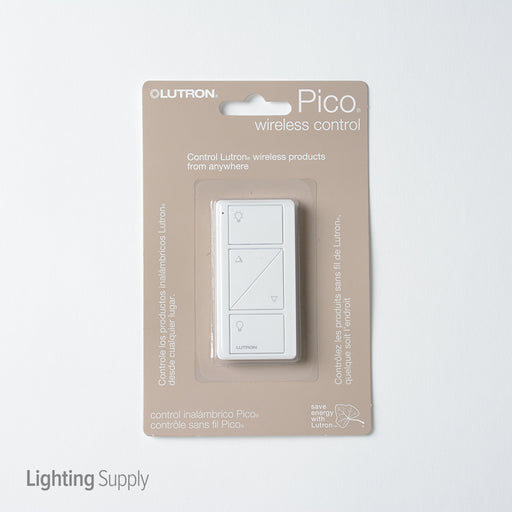 Lutron Pico RF 434 With LED 2-Button With Raise/Lower White (PJ2-2BRL-GWH-L01)