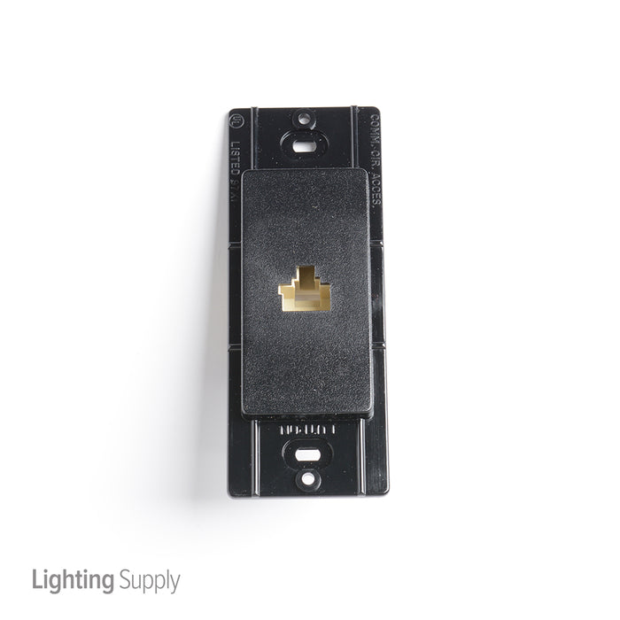 Lutron Satin Phone Jack Midnight (SC-PJ-MN)