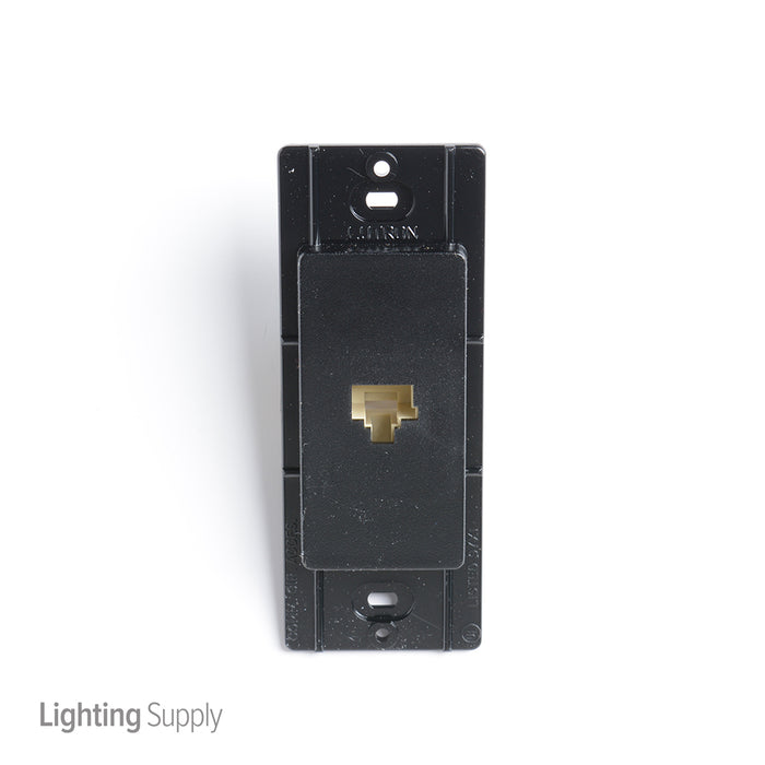 Lutron Satin Phone Jack Midnight (SC-PJ-MN)