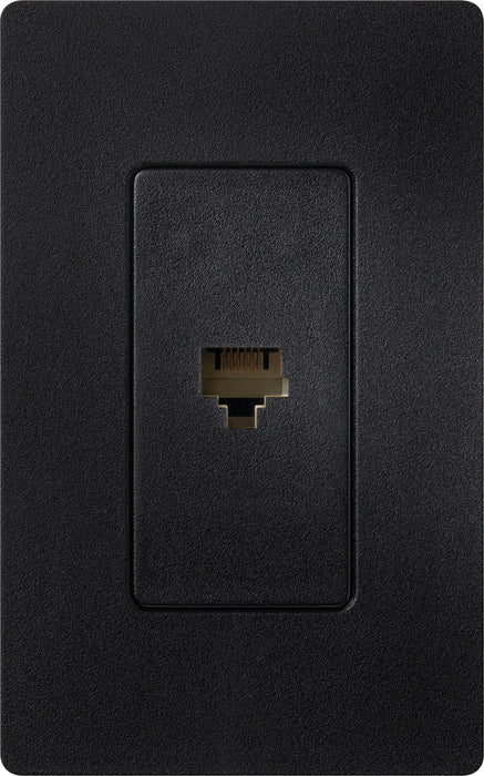 Lutron Satin Phone Jack Midnight (SC-PJ-MN)