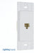 Lutron Satin Phone Jack Snow (SC-PJ-SW)