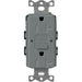 Lutron Tamper-Resistant Self-Testing GFCI Receptacle 20A 125V 60Hz Satin Finish Slate (SCR-20-GFST-SL)