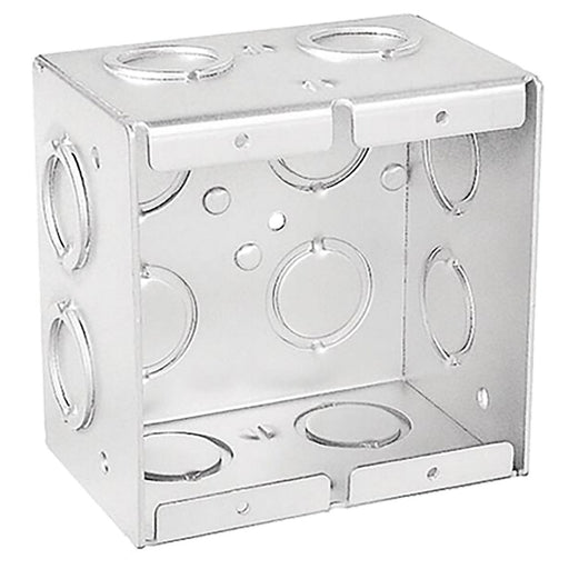 MORRIS 2-Gang Welded Masonry Box 2-1/2 Inch Deep (M696M)