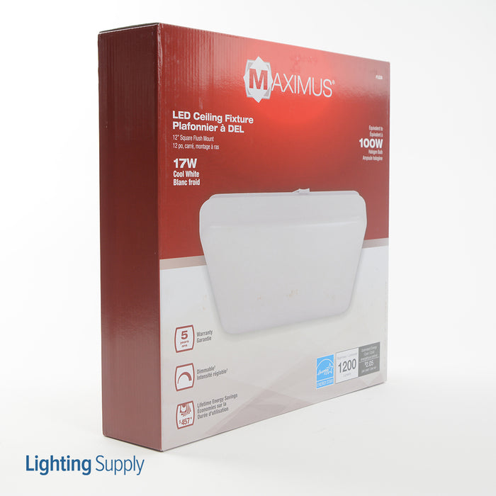 Maximus LED Puff Light Ceiling Fixture (PL02-121740D1E-WH-1)