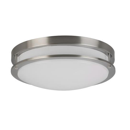 Maxlite 104703 Ceiling Fixture LED 16 Inch Brushed Nickel 24W 90 CRI 2700K/3000K/3500K/4000K/5000K 120-277V 0-10V Bi-Level Motion Sensor (ML2LALABNU249CSMSV)