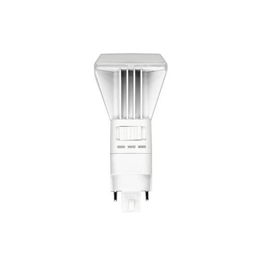 Maxlite 104734 9W LED PL Retrofit Lamp G24Q Vertical Directfit Ballast Compatible CCT Selectable 3000K/3500K/4000K Type A Non Dimming (9PLG24QVCS)