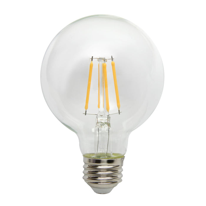 Maxlite 104845 Enclosed Filament 8.5W LED G25 Dimmable 90 CRI 2700K JA8 (EF8.5G25D927/JA8)