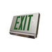 Maxlite 108898 Thin Aluminum Exit Combination Sign Green Letters Battery Backup (EXAC-GW)