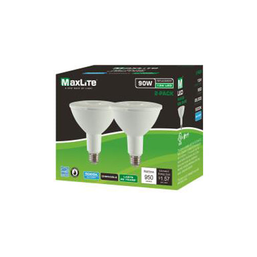 Maxlite 14099209 13W PAR38 Wet Rated Dimmable 5000K Flood (13P38WD50FL)