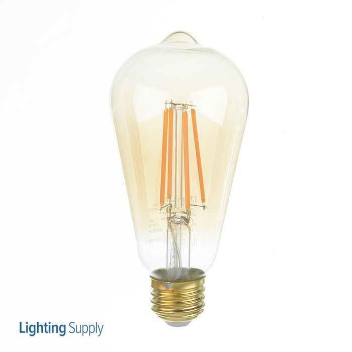 Maxlite 1409893 Vintage 6.5W Filament ST19 90 CRI 2200K Dimmable JA8 (V6.5ST19DLED922/JA8)