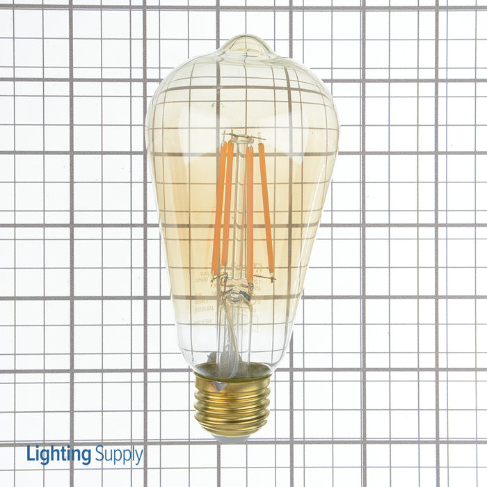 Maxlite 1409893 Vintage 6.5W Filament ST19 90 CRI 2200K Dimmable JA8 (V6.5ST19DLED922/JA8)