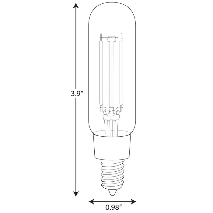 Maxlite 14101689 Enclosed Filament 4W T8 Dimming 90 CRI 2700K JA8 (EF4T8D927/JA8)