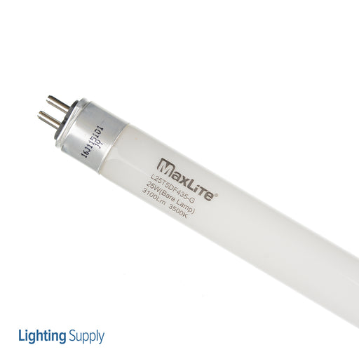 Maxlite 103500 25W 4 Foot Directfit LED T5 3500K 120-277V Glass (UL-A) (L25T5DF435-G)