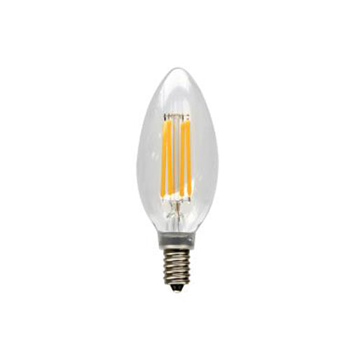 Maxlite 14099267 4W LED Filament B10 80 CRI 2700K Dimmable E12 (F4B10D27)