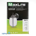 Maxlite 96974 Outdoor Fixture 12W LED LSD Ranch Lantern 2700K Black Finishes 80 CRI Etched Glass (ML4LS12SRLBK827)