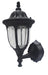 Maxlite 97868 Outdoor Fixture 10W LED LSD Medium COACH Lantern 2700K Black Finishes 80 CRI Crackle Glass (ML4LS10MCLBK827)